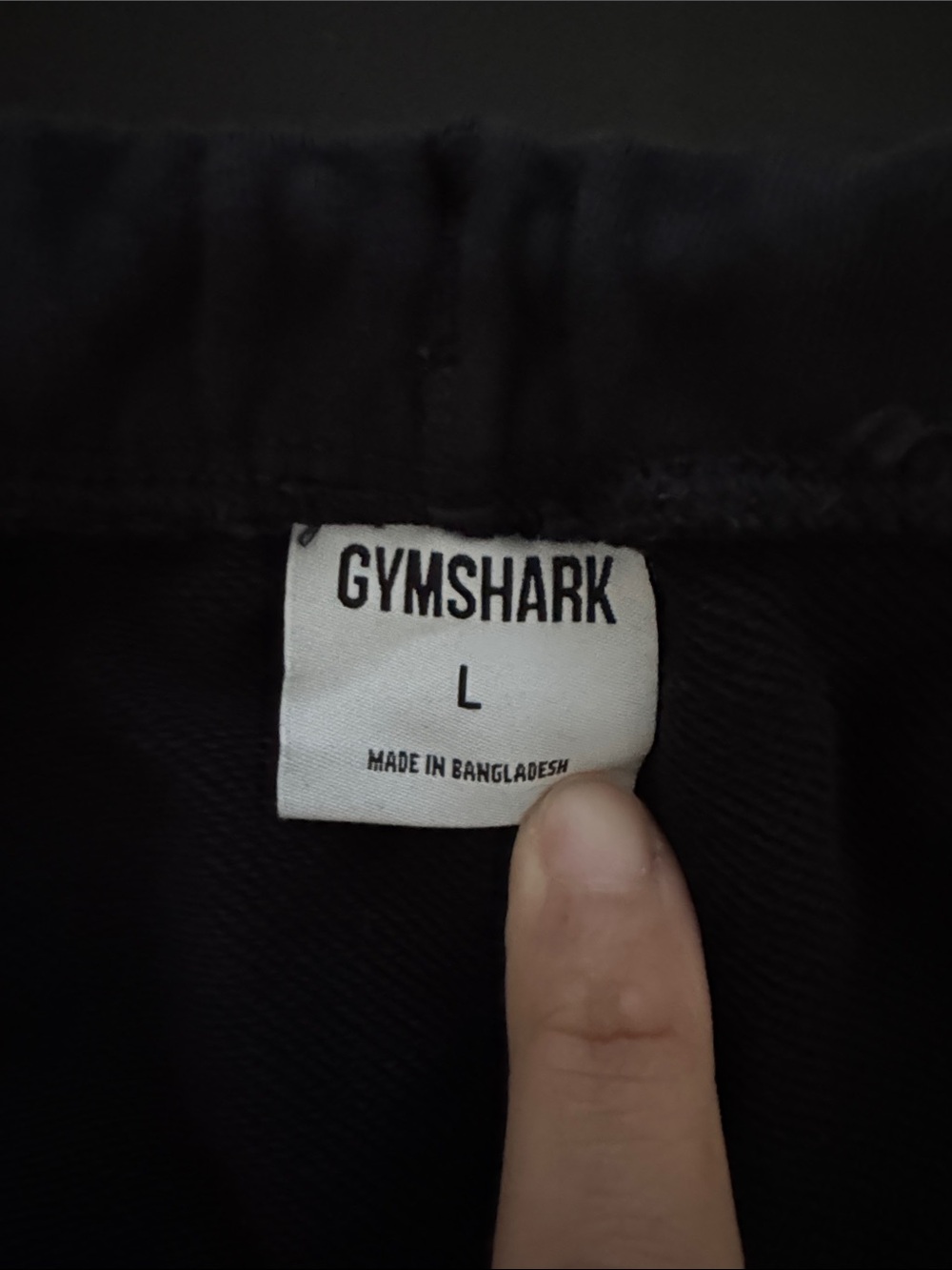Gymshark Black Lifting Straight Leg Joggers size Large - Picture 3 of 4